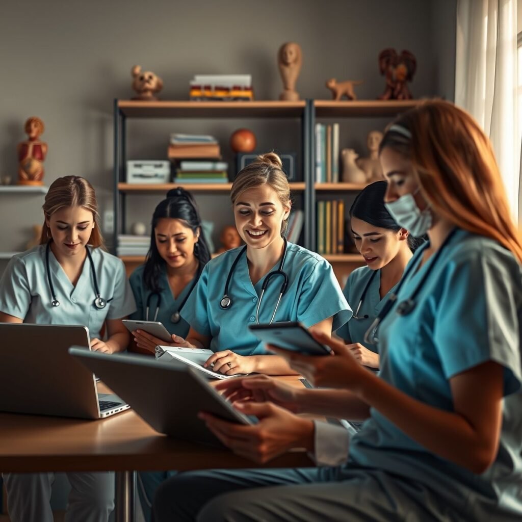 Cursos de enfermagem com aulas práticas online: Aprenda de forma flexível