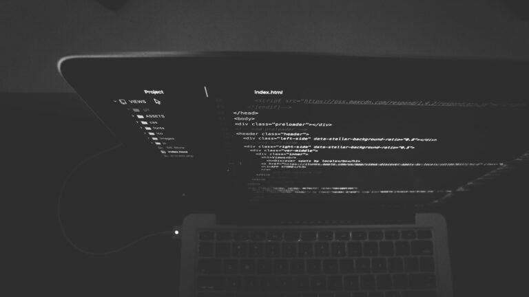 Notebook exibindo linhas de código